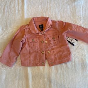 NWT Gap Denim Jacket in Rose color